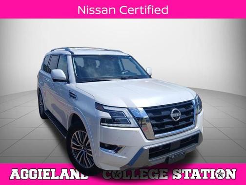 Aspen White 2024 Nissan Armada SL