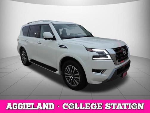 Aspen White 2024 Nissan Armada SL