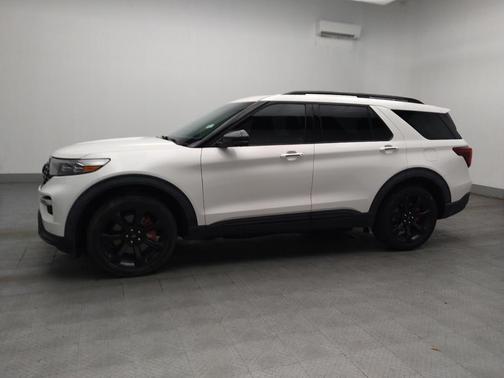 Star White Metallic Tri-Coat 2020 Ford Explorer ST