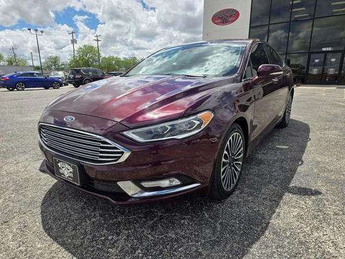 Maroon 2018 Ford Fusion Platinum
