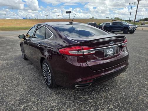 Maroon 2018 Ford Fusion Platinum