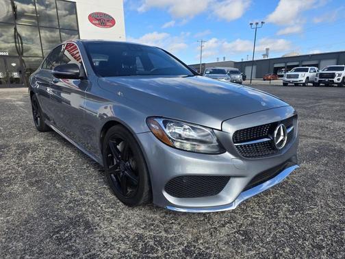 Gray White 2016 Mercedes-Benz C-Class C300