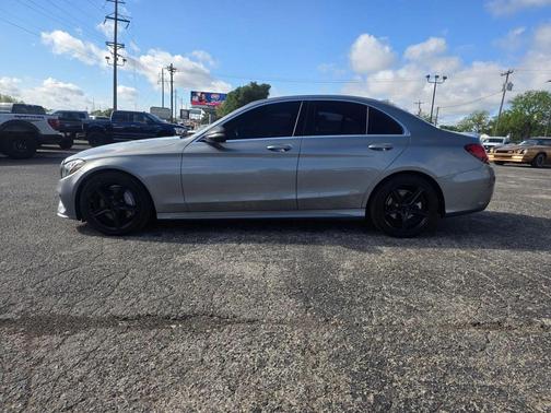 Gray White 2016 Mercedes-Benz C-Class C300