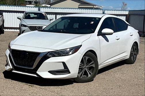 Aspen White TriCoat Pearl 2022 Nissan Sentra SV