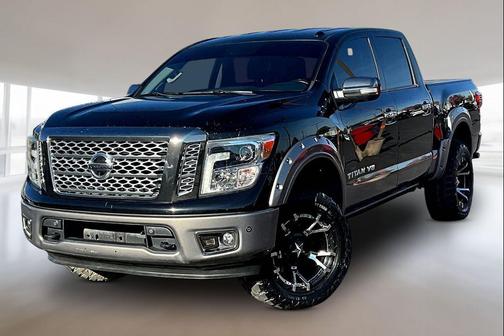 Magnetic Black 2018 Nissan Titan Platinum Reserve
