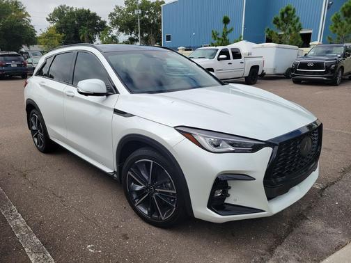 Radiant White 2023 INFINITI QX50 SPORT AWD