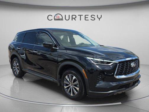 Mineral Black 2025 INFINITI QX60 Pure