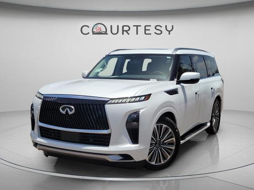 Radiant White 2027 INFINITI QX80 Luxe