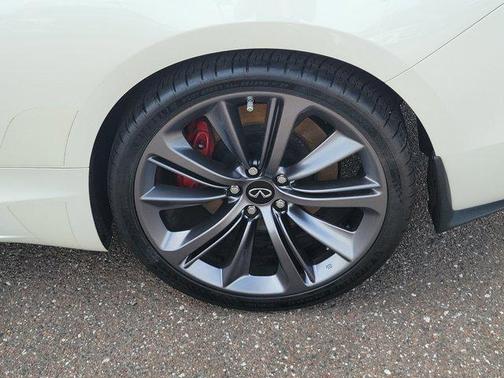 Majestic White 2022 INFINITI Q60 3.0t Red Sport 400