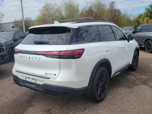 Radiant White 2026 INFINITI QX60 SPORT AWD