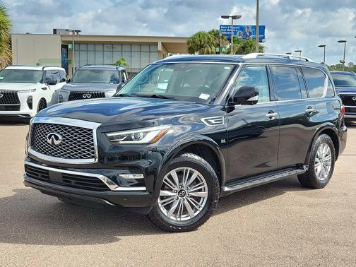 Black Obsidian 2019 INFINITI QX80 Luxe