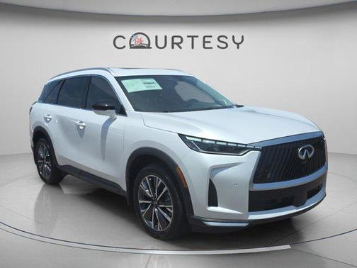 Radiant White 2027 INFINITI QX60 LUXE FWD