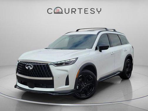 Radiant White 2026 INFINITI QX60 SPORT AWD