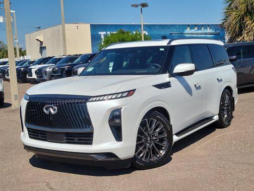 Radiant White 2026 INFINITI QX80 AUTOGRAPH AWD