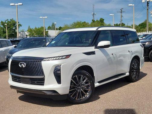Radiant White 2026 INFINITI QX80 AUTOGRAPH AWD