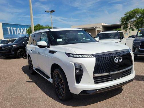 Radiant White 2026 INFINITI QX80 AUTOGRAPH AWD