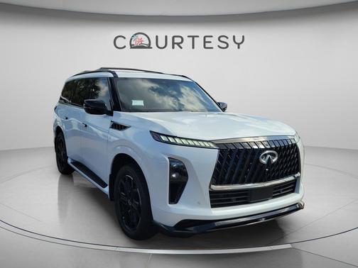 Radiant White 2026 INFINITI QX80 SPORT AWD
