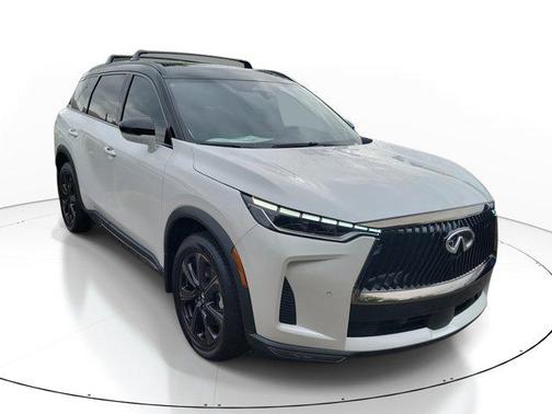 Radiant White/Black Obsidian 2026 INFINITI QX60 AUTOGRAPH