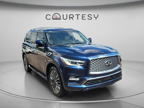 Hermosa Blue 2019 INFINITI QX80 Luxe