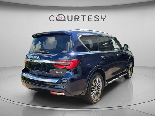 Hermosa Blue 2019 INFINITI QX80 Luxe