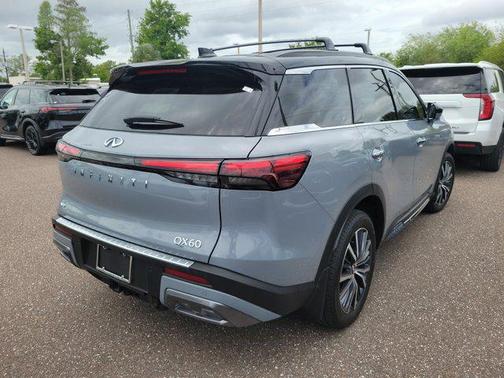 Harbor Gray/Obsidian Black 2025 INFINITI QX60 AUTOGRAPH