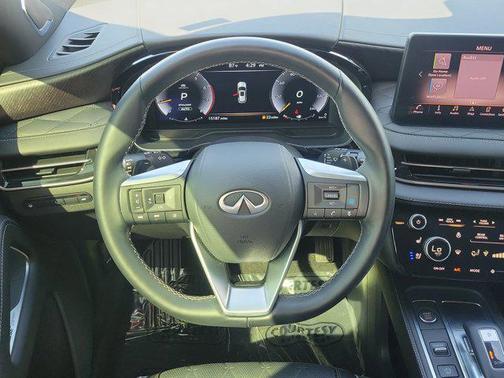 Harbor Gray/Obsidian Black 2025 INFINITI QX60 AUTOGRAPH