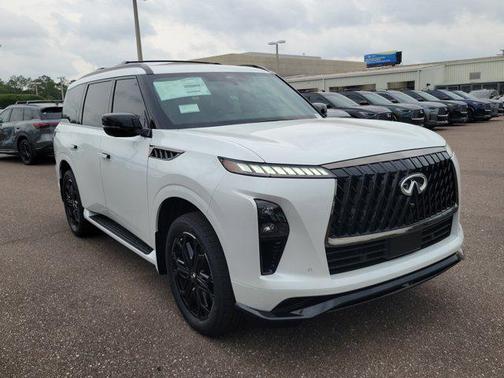 Radiant White 2026 INFINITI QX80 SPORT AWD