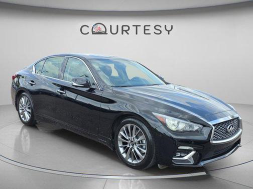 Black Obsidian 2022 INFINITI Q50 3.0t LUXE