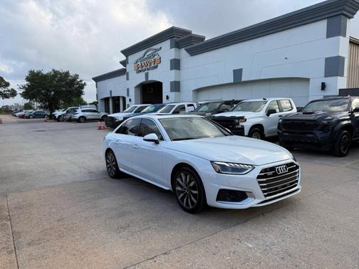 Glacier White Metallic 2023 Audi A4 40 Premium