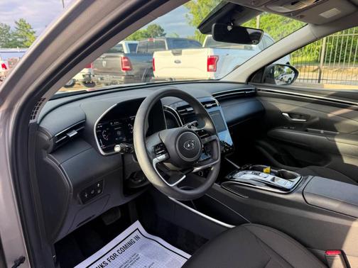 Gray 2024 Hyundai TUCSON Hybrid Blue