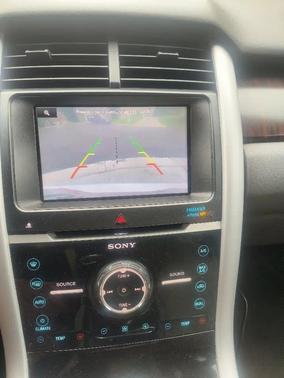 White Platinum Metallic Tri-Coat 2014 Ford Edge Limited