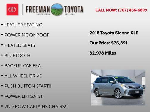 2018 Toyota Sienna XLE