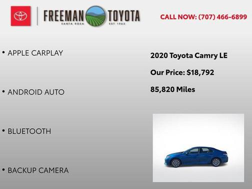 2020 Toyota Camry LE