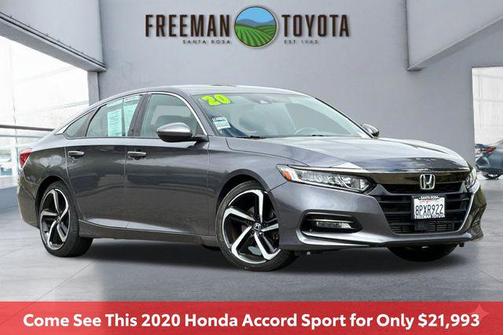 Modern Steel Metallic 2020 Honda Accord Sport 1.5T