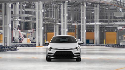 Ice Cap/Midnight Black Metallic 2026 Toyota Corolla SE
