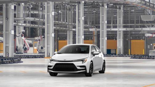 Ice Cap/Midnight Black Metallic 2026 Toyota Corolla SE