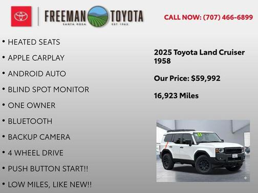 Ice Cap 2025 Toyota Land Cruiser 1958