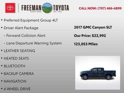 2017 GMC Canyon SLT