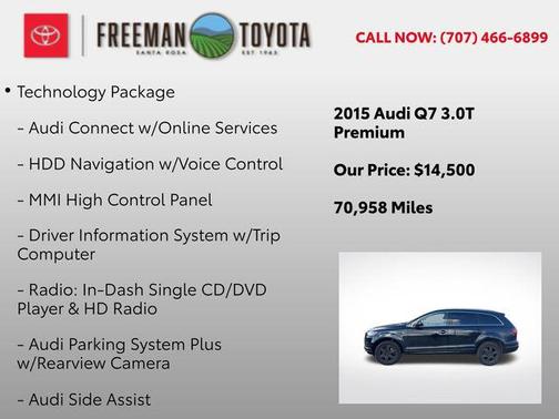 2015 Audi Q7 3.0T Premium