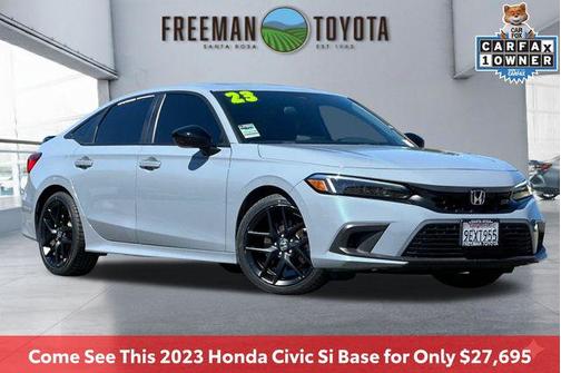Sonic Gray Pearl 2023 Honda Civic Si Base