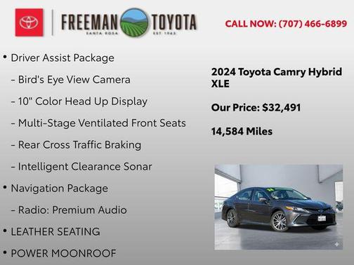 2024 Toyota Camry Hybrid XLE