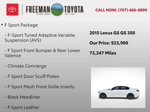 2015 Lexus GS 350 Base