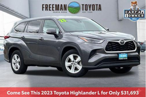 Magnetic Gray Metallic 2023 Toyota Highlander L