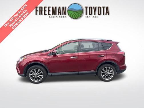 Ruby Flare Pearl 2018 Toyota RAV4 Hybrid Limited