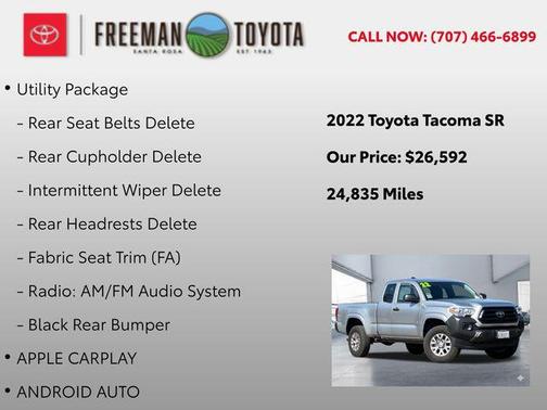 2022 Toyota Tacoma SR