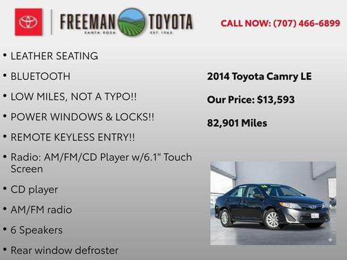 2014 Toyota Camry LE