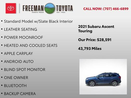 2021 Subaru Ascent Touring 7-Passenger