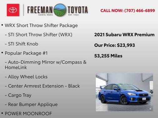 2021 Subaru WRX Premium