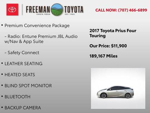 2017 Toyota Prius Four Touring