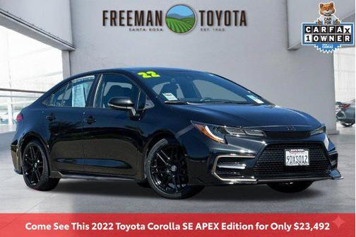Black Sand Pearl 2022 Toyota Corolla SE